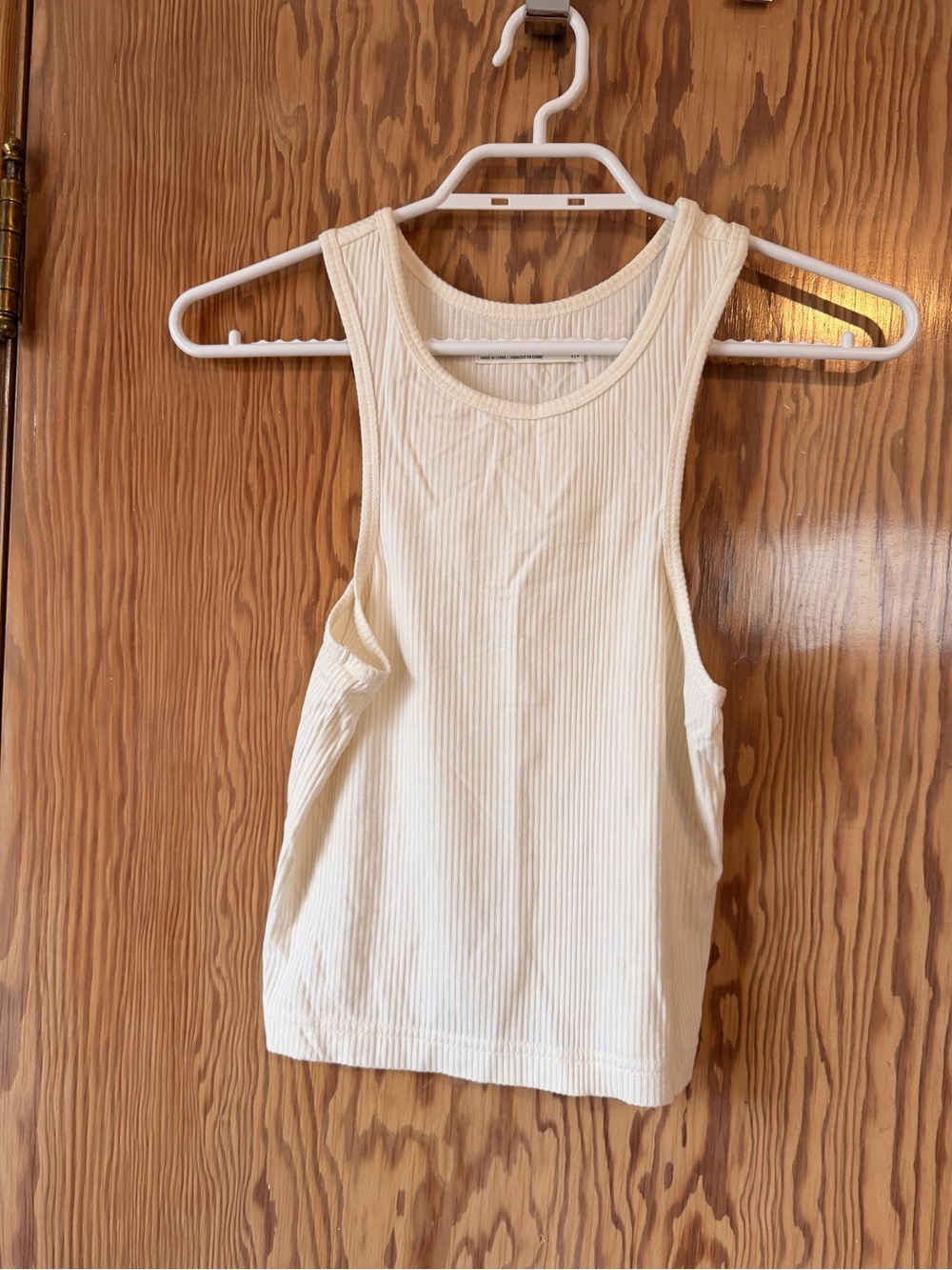 Oak & Fort Ribbed Tank Top - Cream
